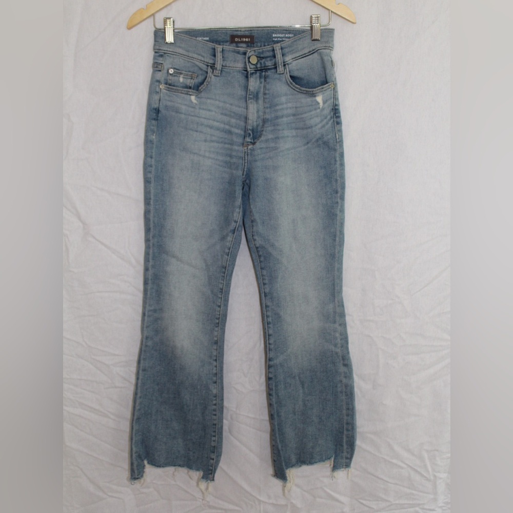 DL1961 Women's High Rise Vintage Bridget Boot Jean - Size 24